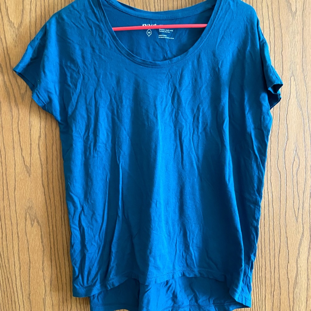 Pact apparel blue tee